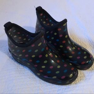 Capelli Polka Dot Rain Booties